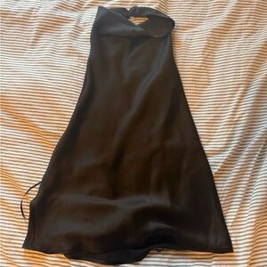 Zara Backless Silk Top